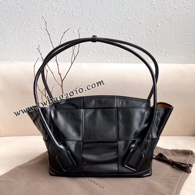 Bottega veneta高端女包 96009 寶緹嘉新款Arco48油蠟皮包 BV經典款小牛皮質中號手提包  gxz1228